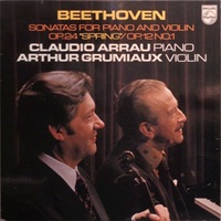 Pentatone : Arrau - Beethoven Violin Sonatas 1 & 5